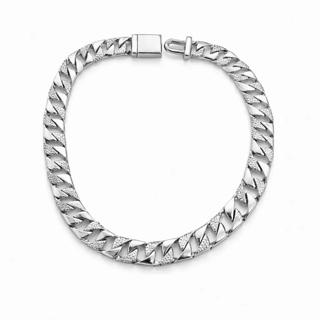 7.5mm Nugget Link Bracelet
