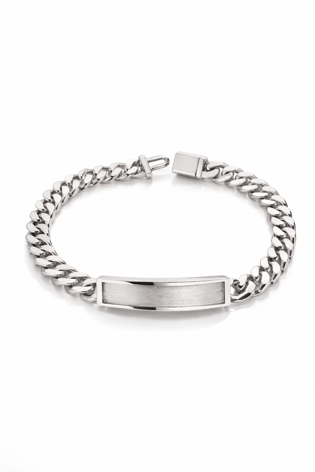 8mm Cuban Link ID Bracelet