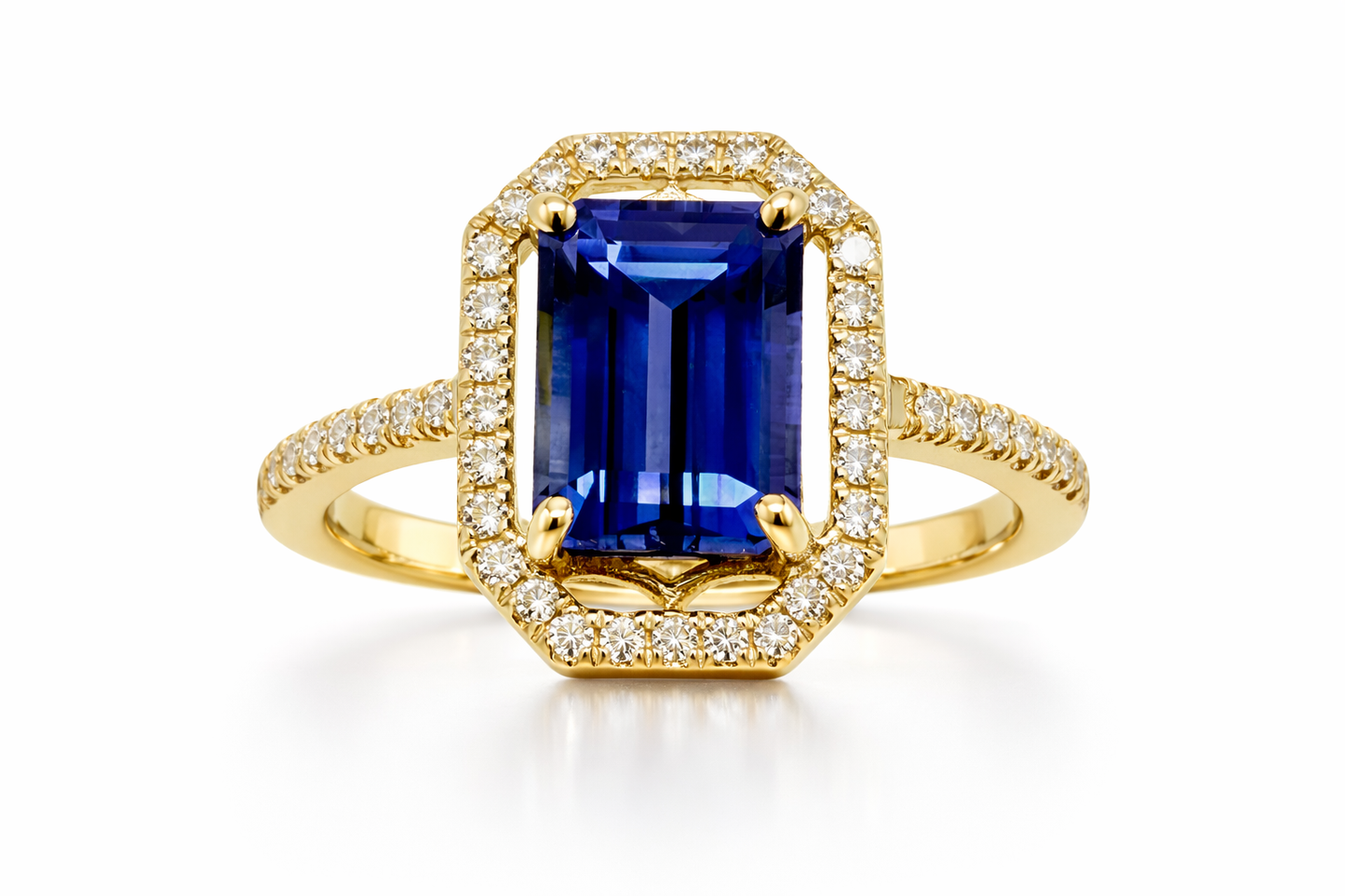 2.68 ctw Sapphire Diamond Ring