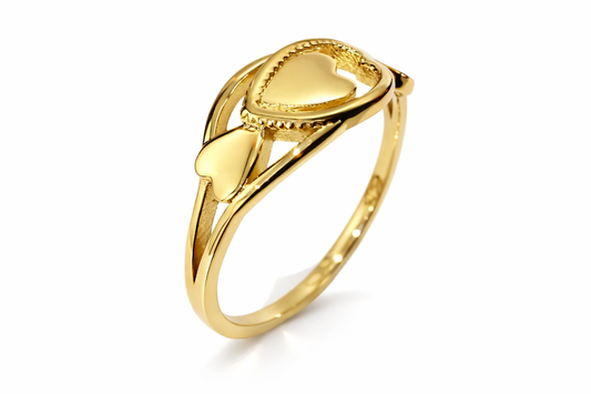 Triple Heart Ring