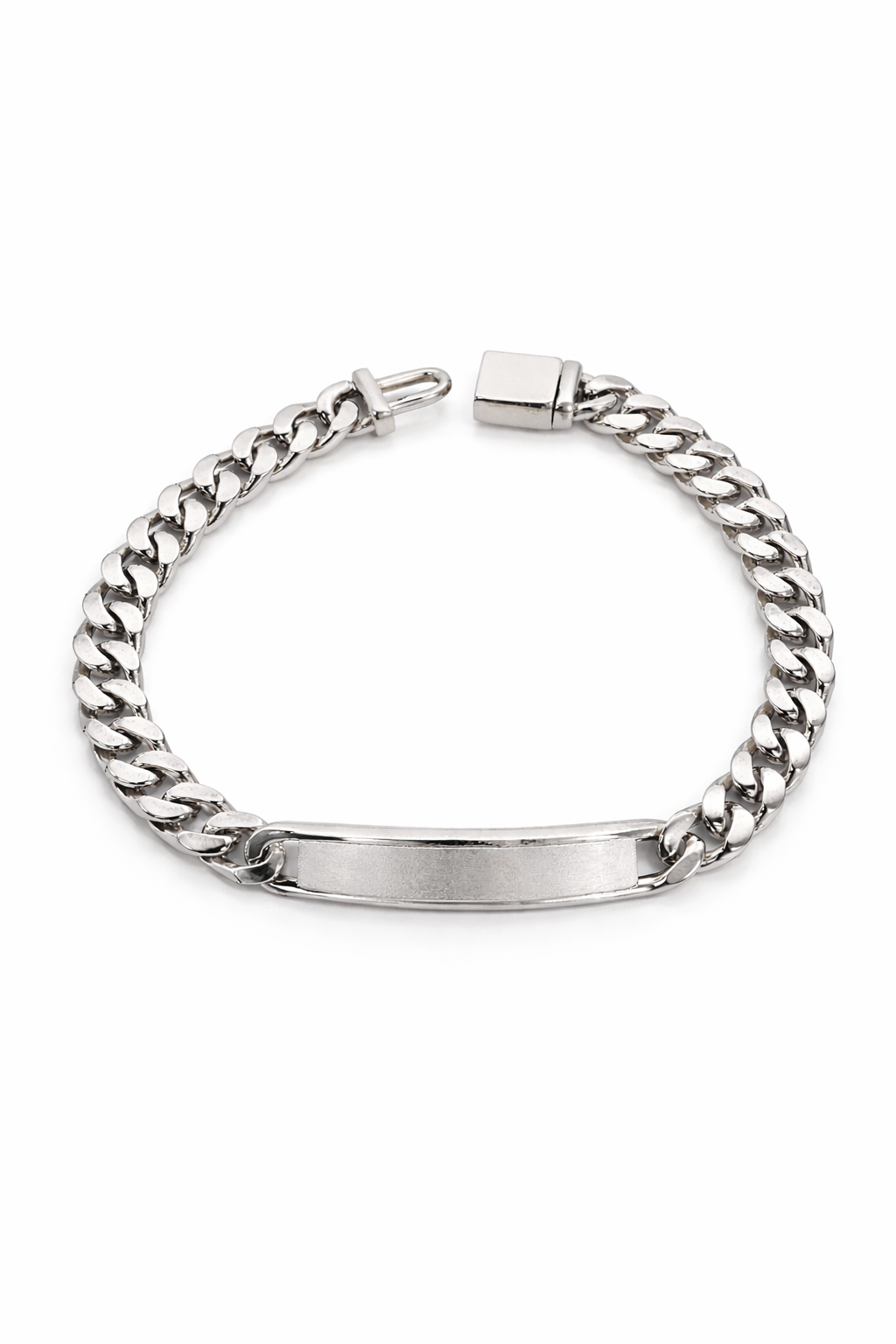 8mm Cuban Link ID Bracelet