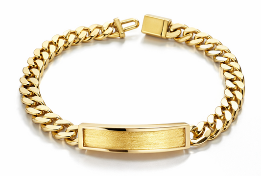 8mm Cuban Link ID Bracelet