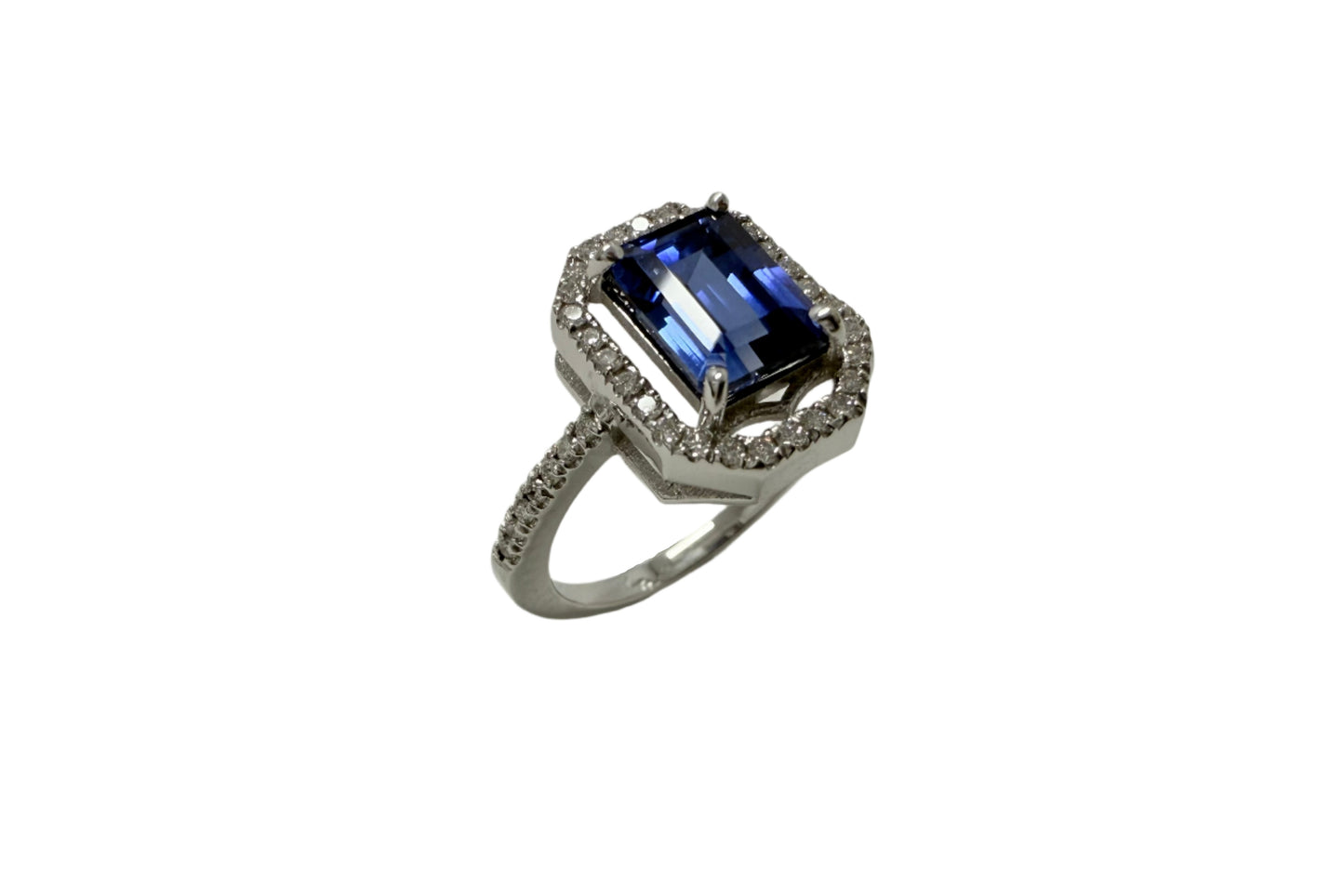 2.68 ctw Sapphire Diamond Ring