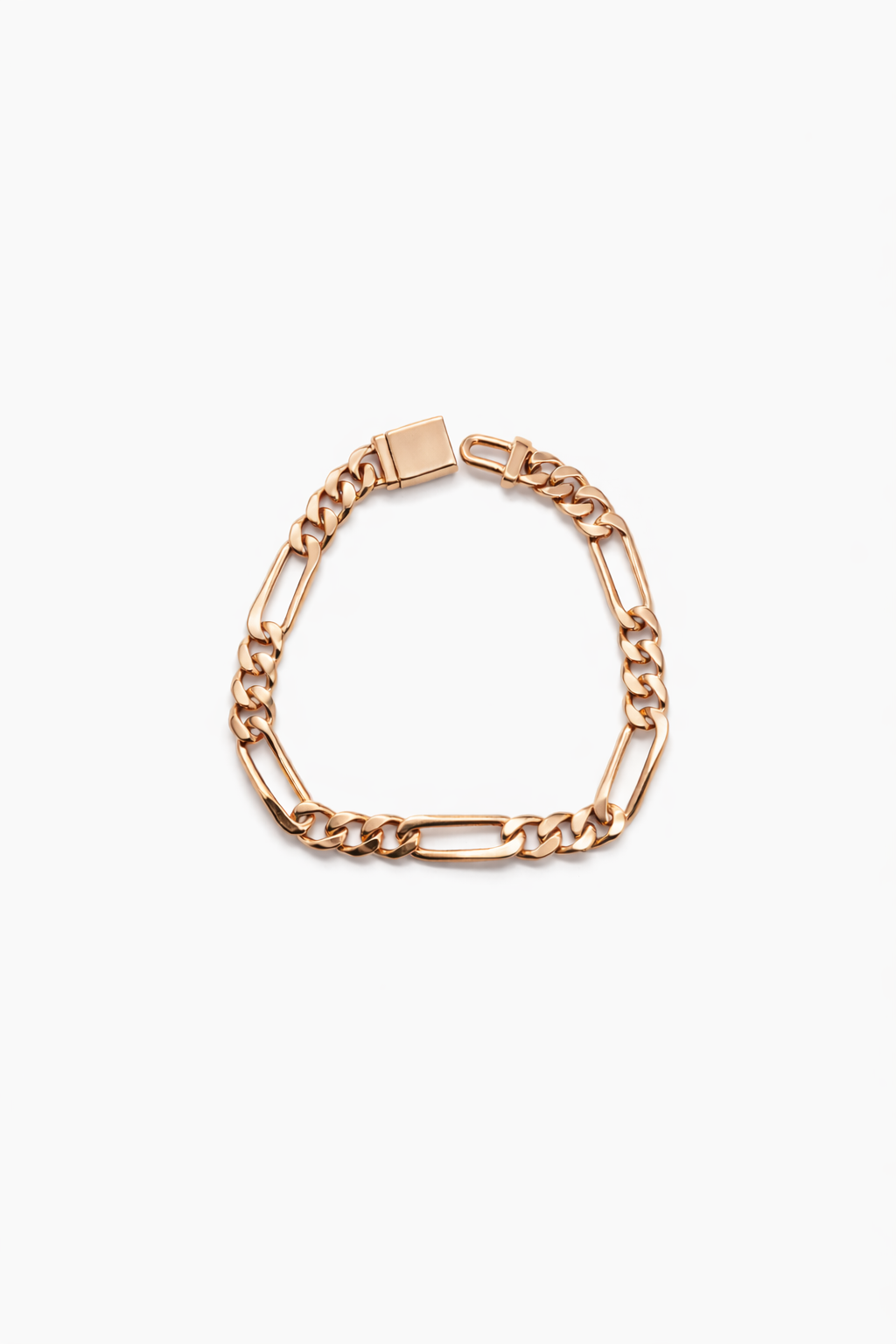 7mm Cuban Link Figaro Bracelet