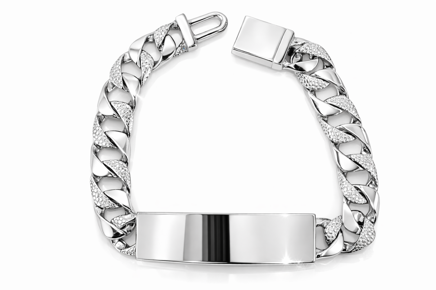 10mm Nugget ID Link Bracelet