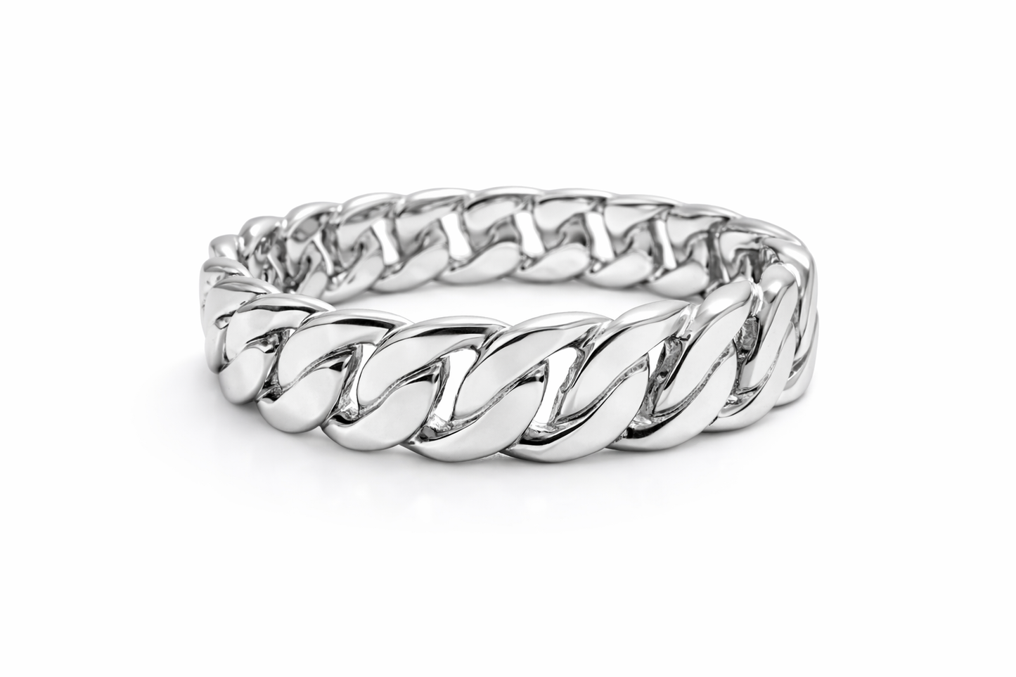 7mm Sharp Cuban Link Ring
