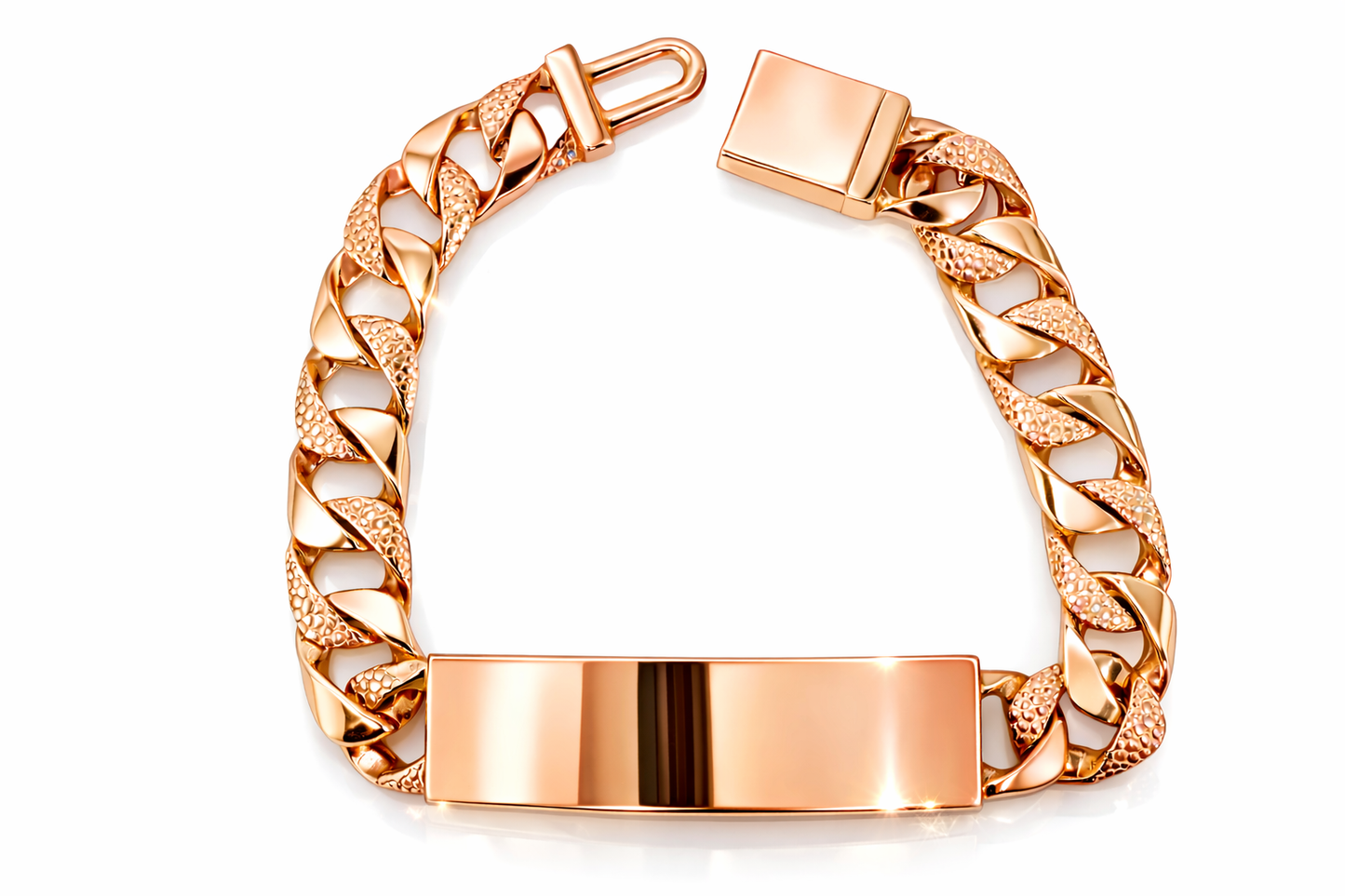 10mm Nugget ID Link Bracelet