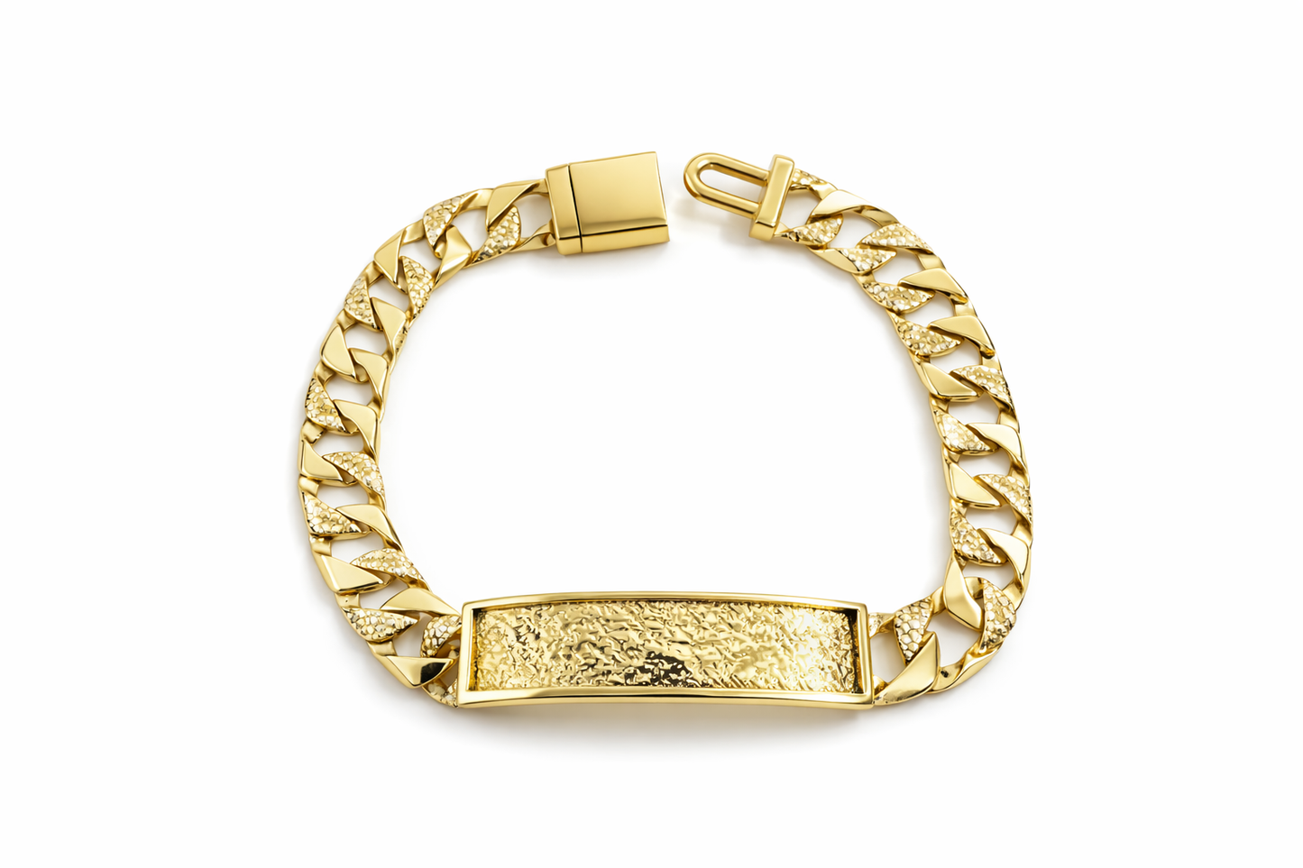 9.5mm Nugget Link ID Bracelet