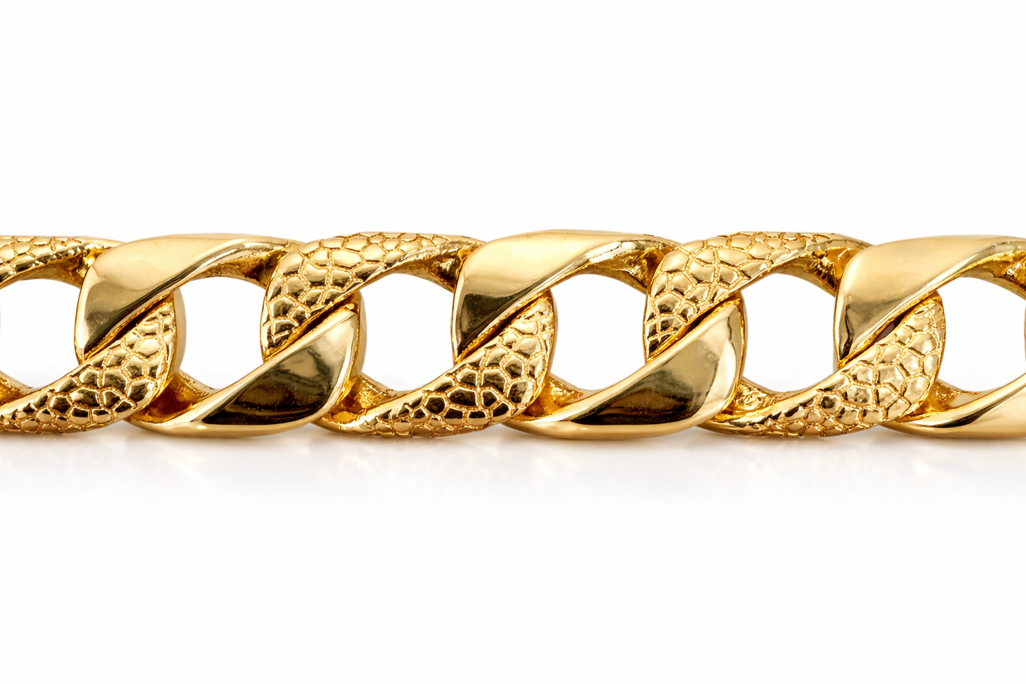 10mm Nugget ID Link Bracelet