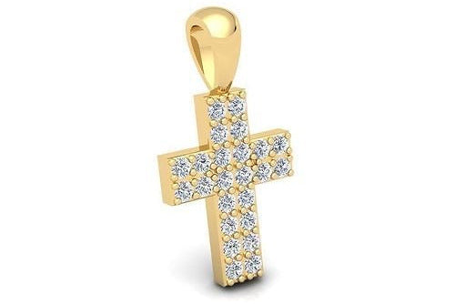 .29 ctw Round Diamond Cross Pendant