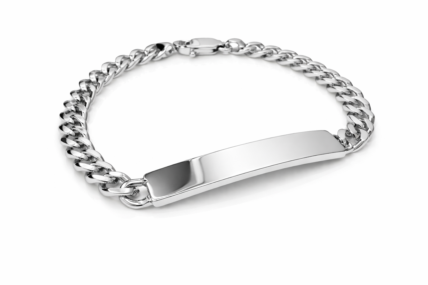 7mm Cuban ID Bracelet