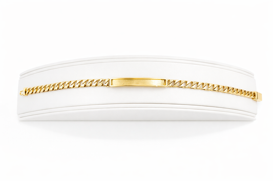 5.5mm Nugget Link ID Bracelet