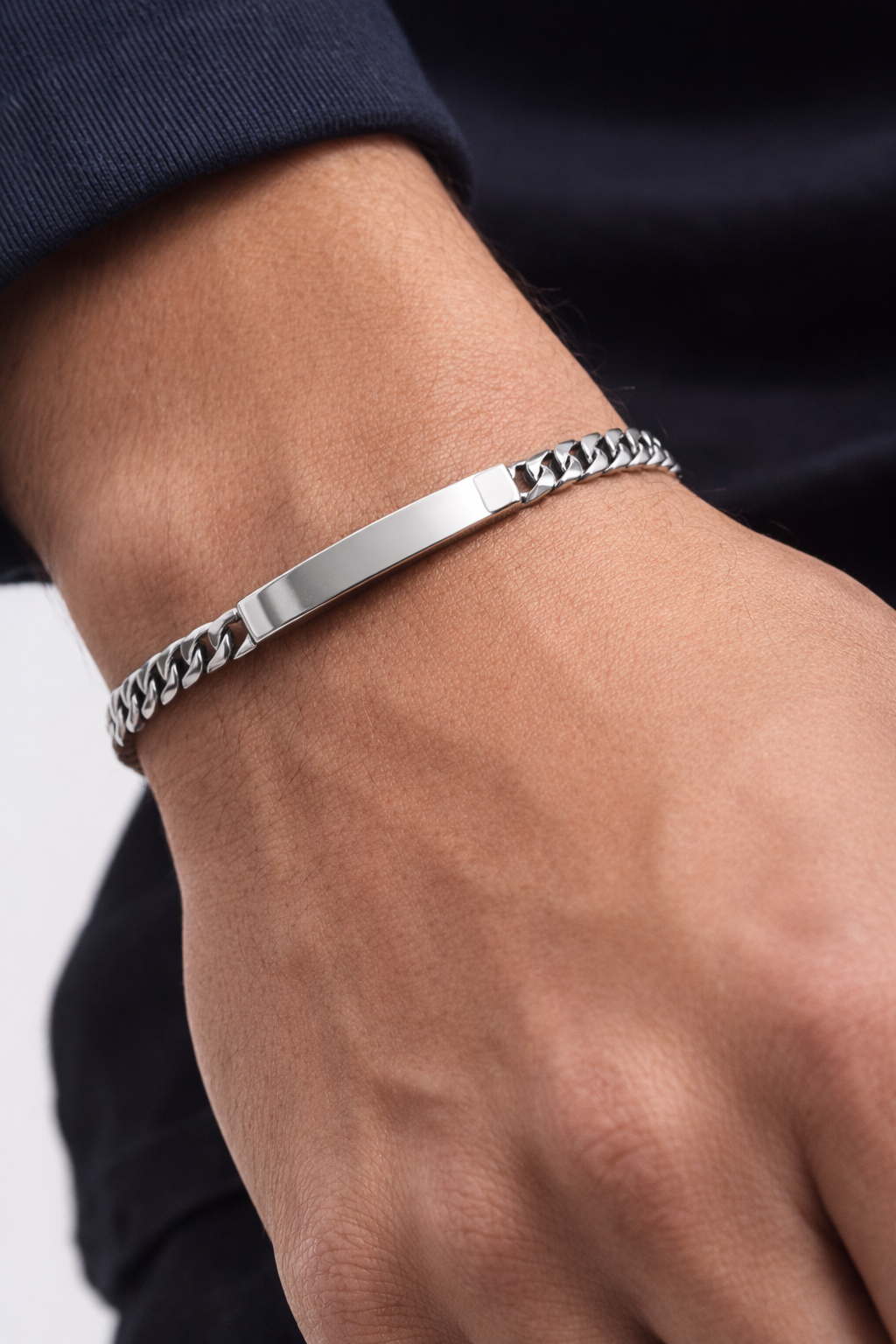 5.5mm Junior Link ID Bracelet