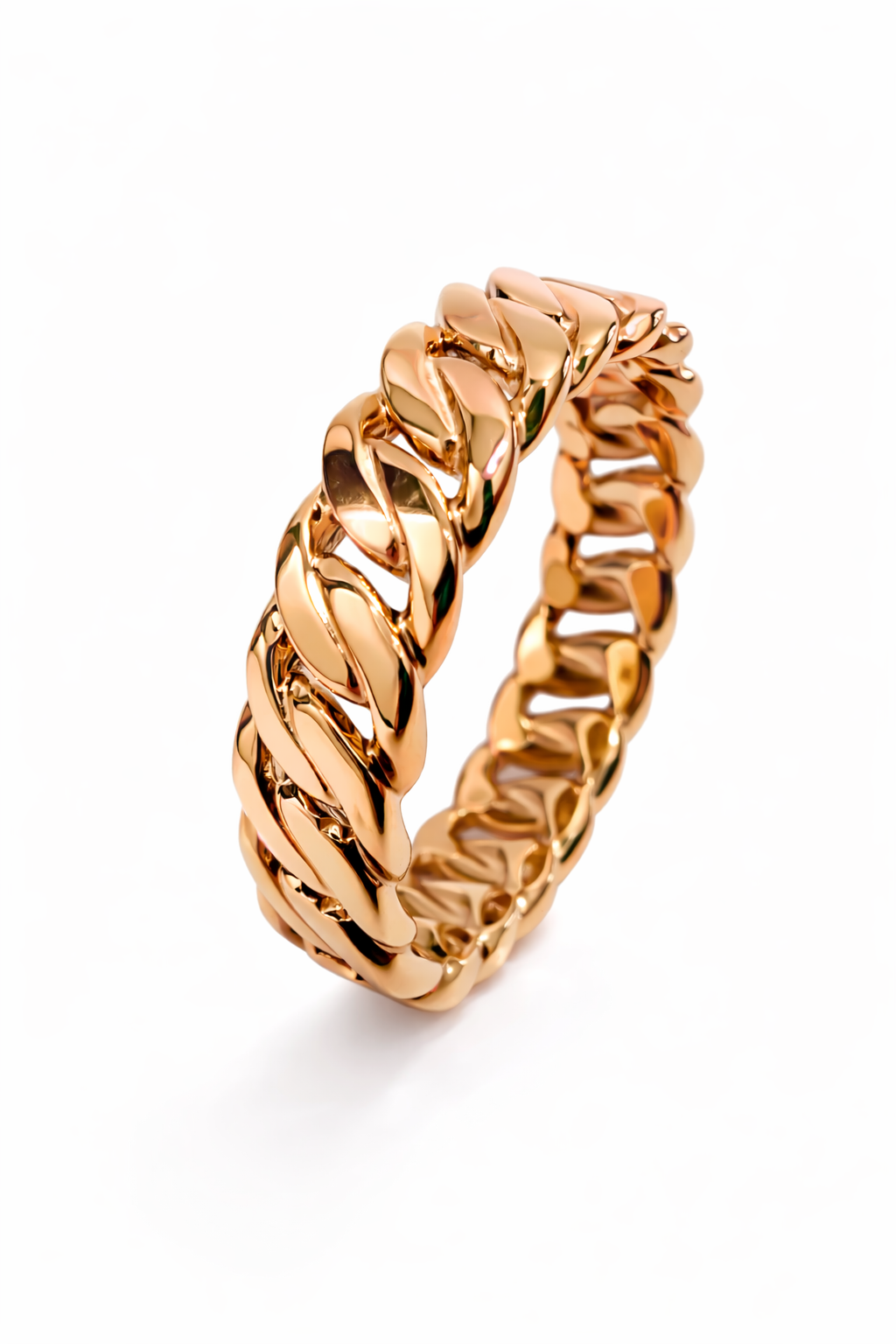 7mm Sharp Cuban Link Ring