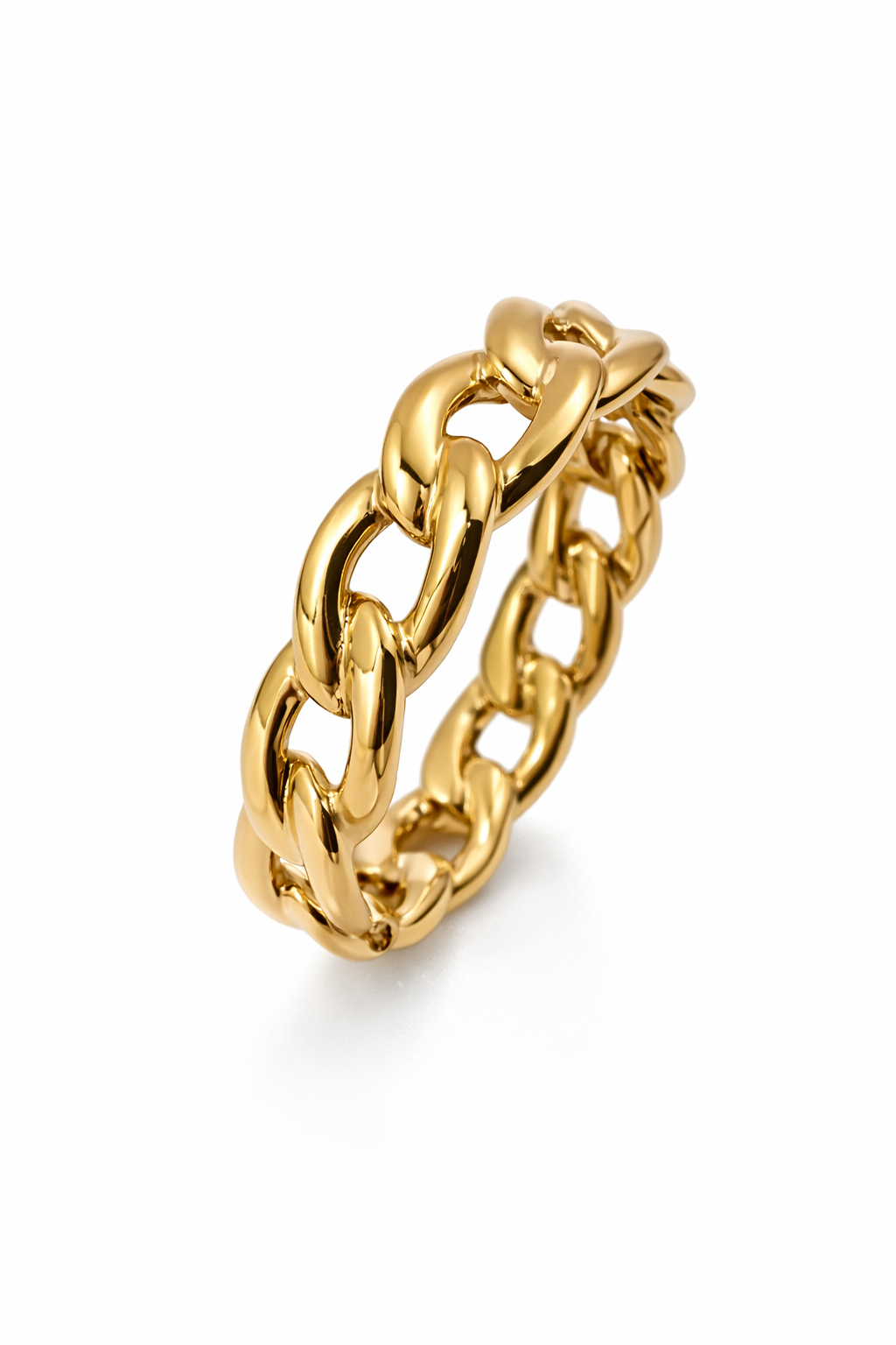 5mm All The Way Cuban Link Ring