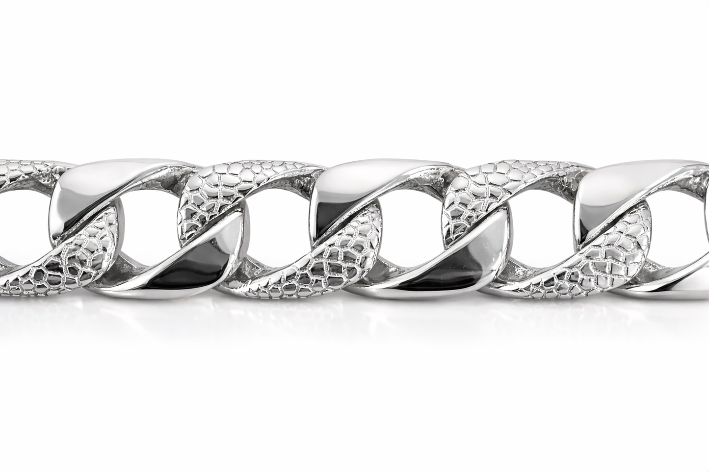 10mm Nugget ID Link Bracelet