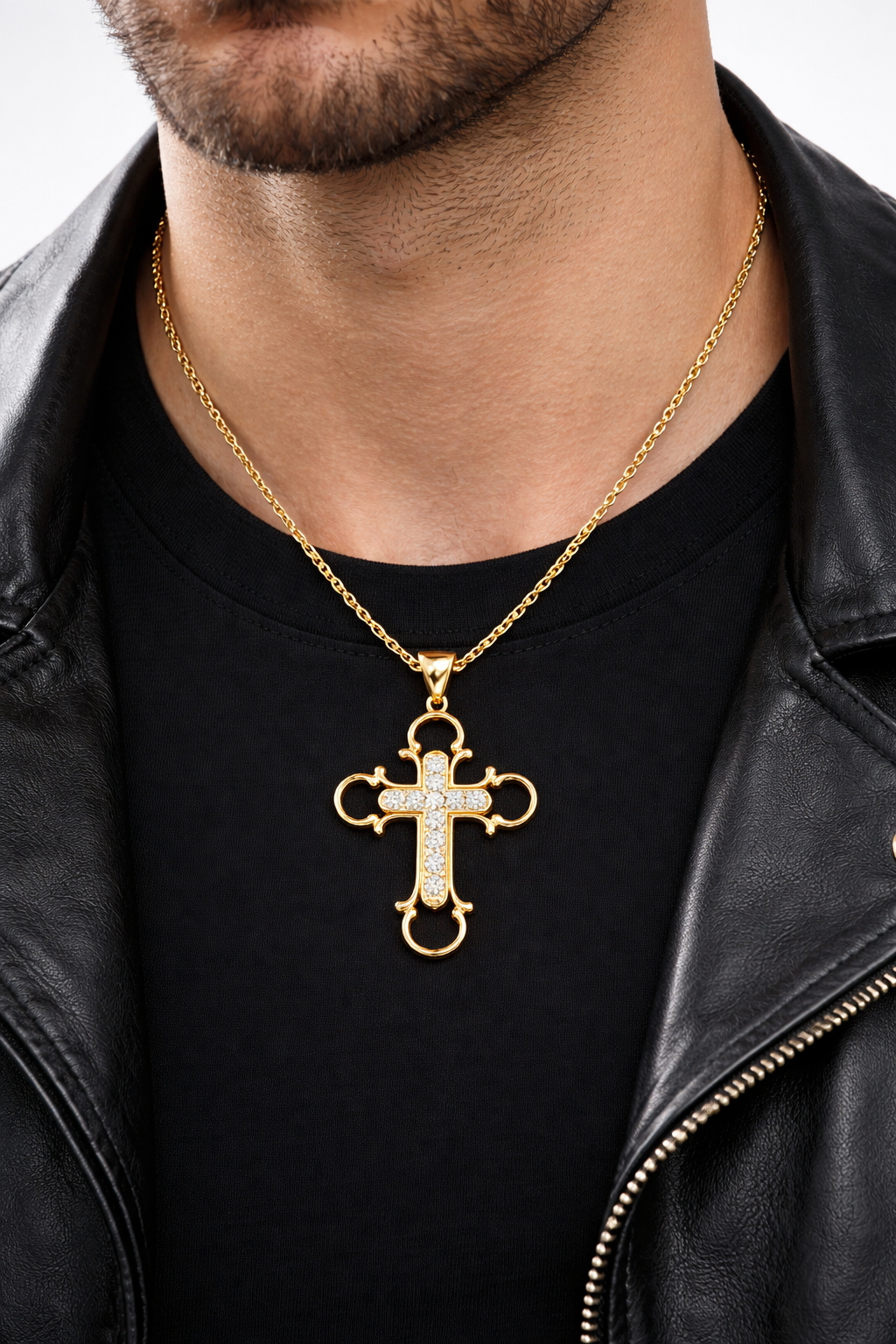 .66 ctw Round Diamond Cross Pendant