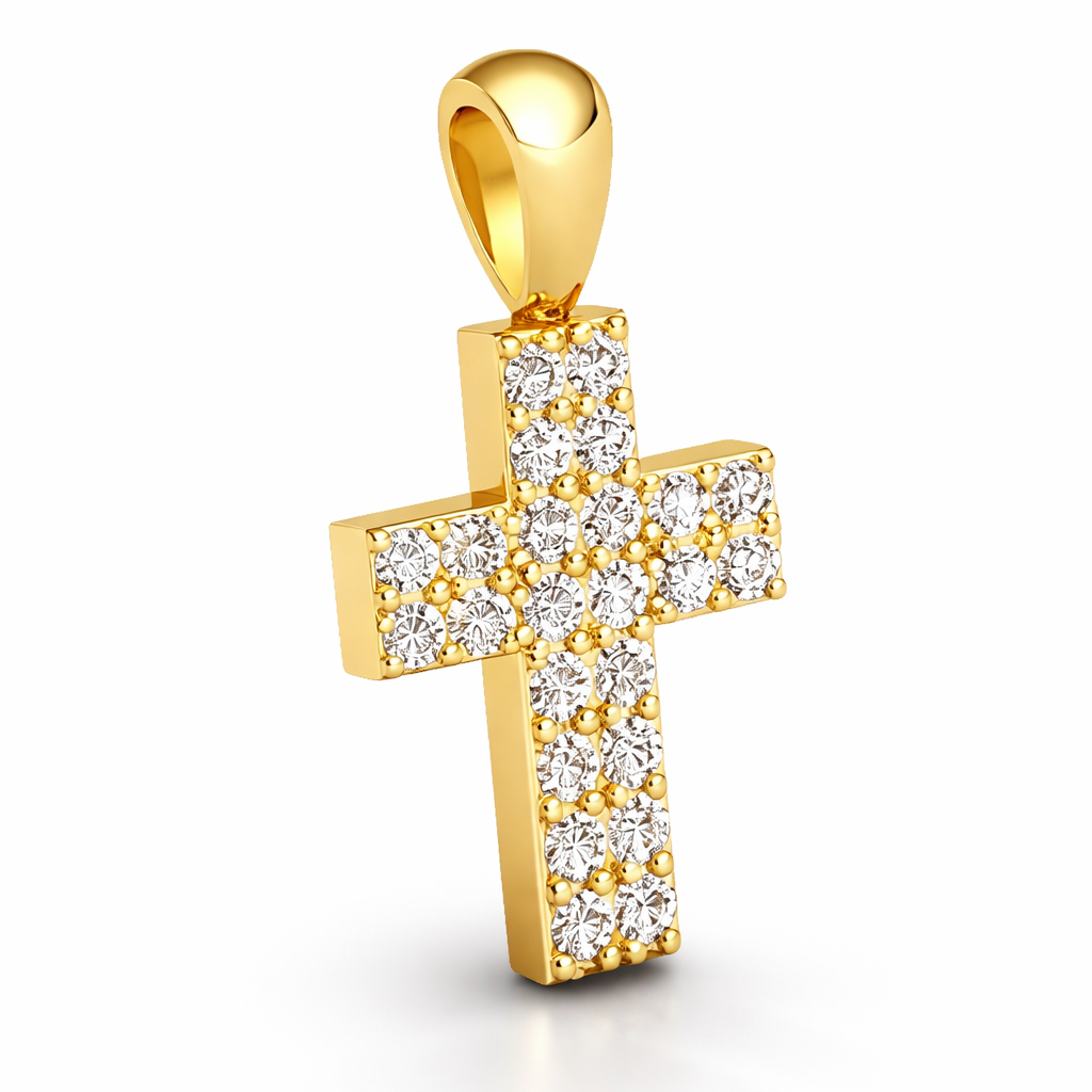 .29 ctw Round Diamond Cross Pendant