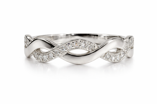 .1 tcw Infinity Diamond Ring