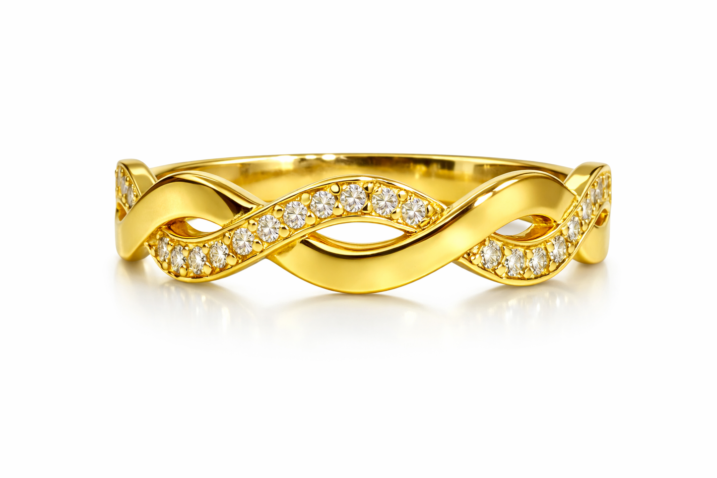 .1 tcw Infinity Diamond Ring