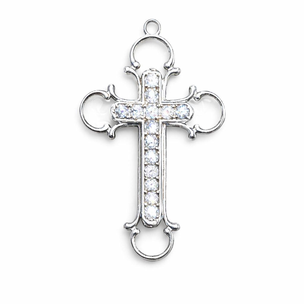 .78 ctw Round Diamond Cross Pendant