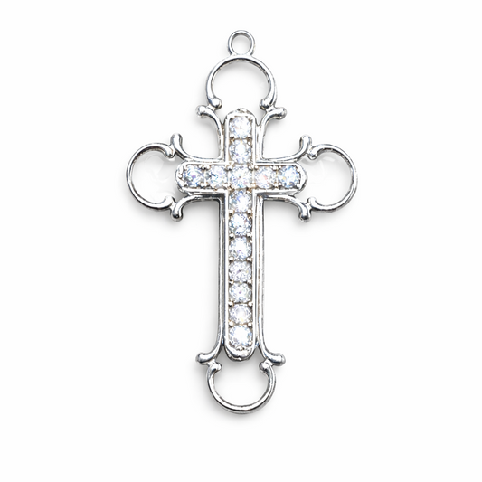.78 ctw Round Diamond Cross Pendant