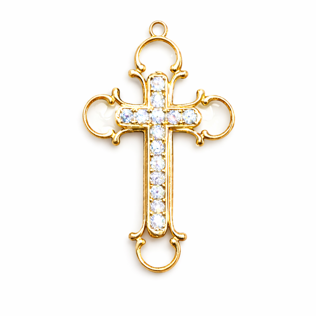 .78 ctw Round Diamond Cross Pendant