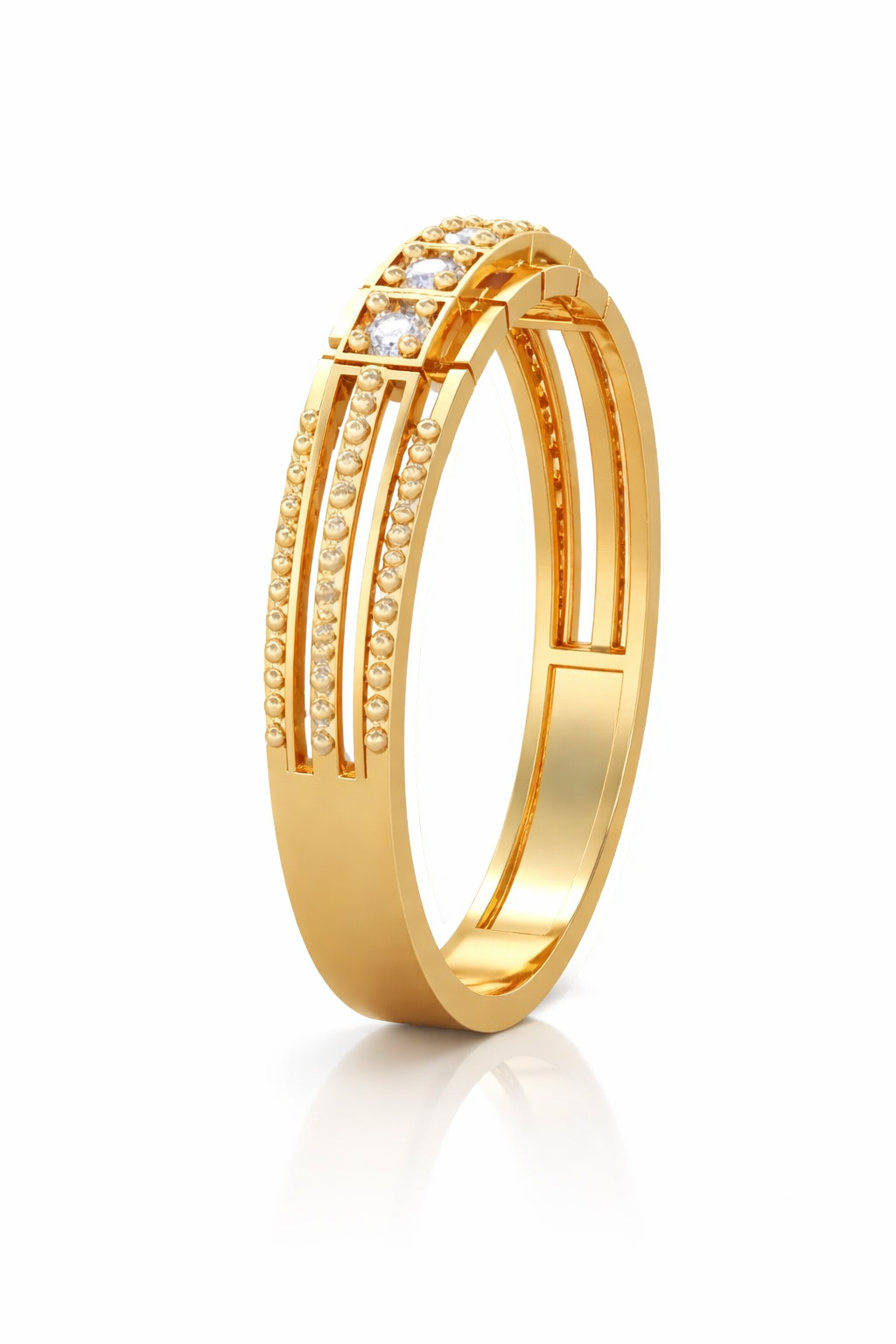 0.15 ctw Five Diamond Stone Ring