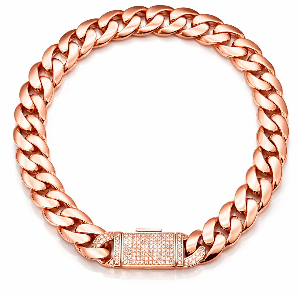 0.65 ctw 9.4mm Diamond Cuban Link