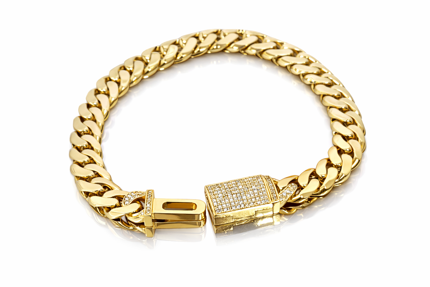 0.65 ctw 9.4mm Diamond Cuban Link