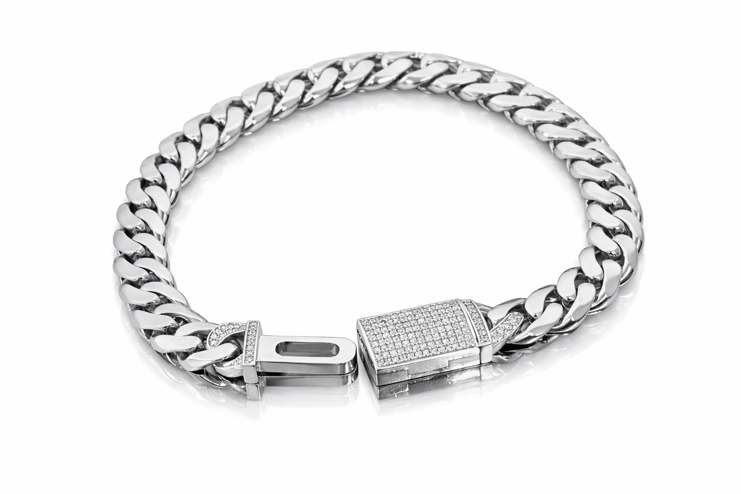 0.65 ctw 9.4mm Diamond Cuban Link