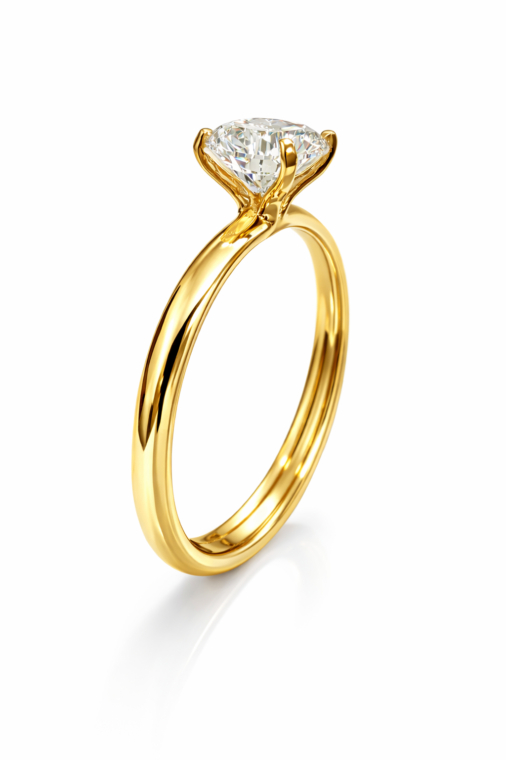 1.02 ct Round Solitaire Diamond Engagement Ring