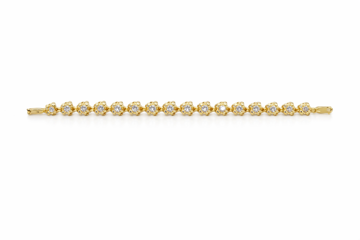 1.08 ctw Hawaiian Flower Plumeria Diamond Bracelet
