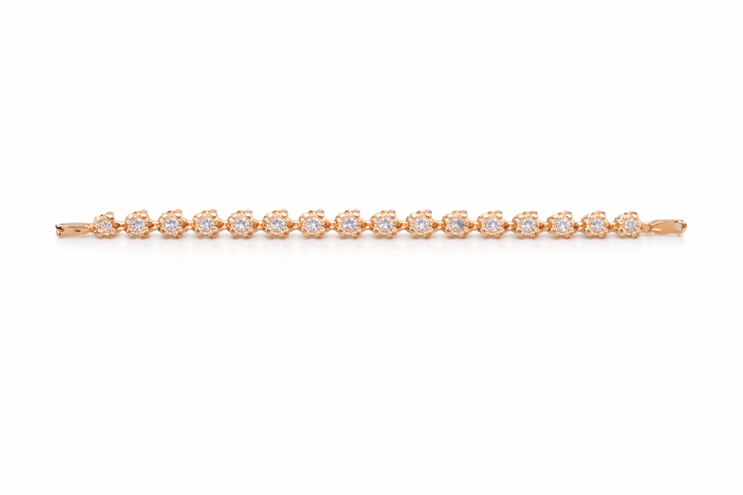 1.08 ctw Hawaiian Flower Plumeria Diamond Bracelet