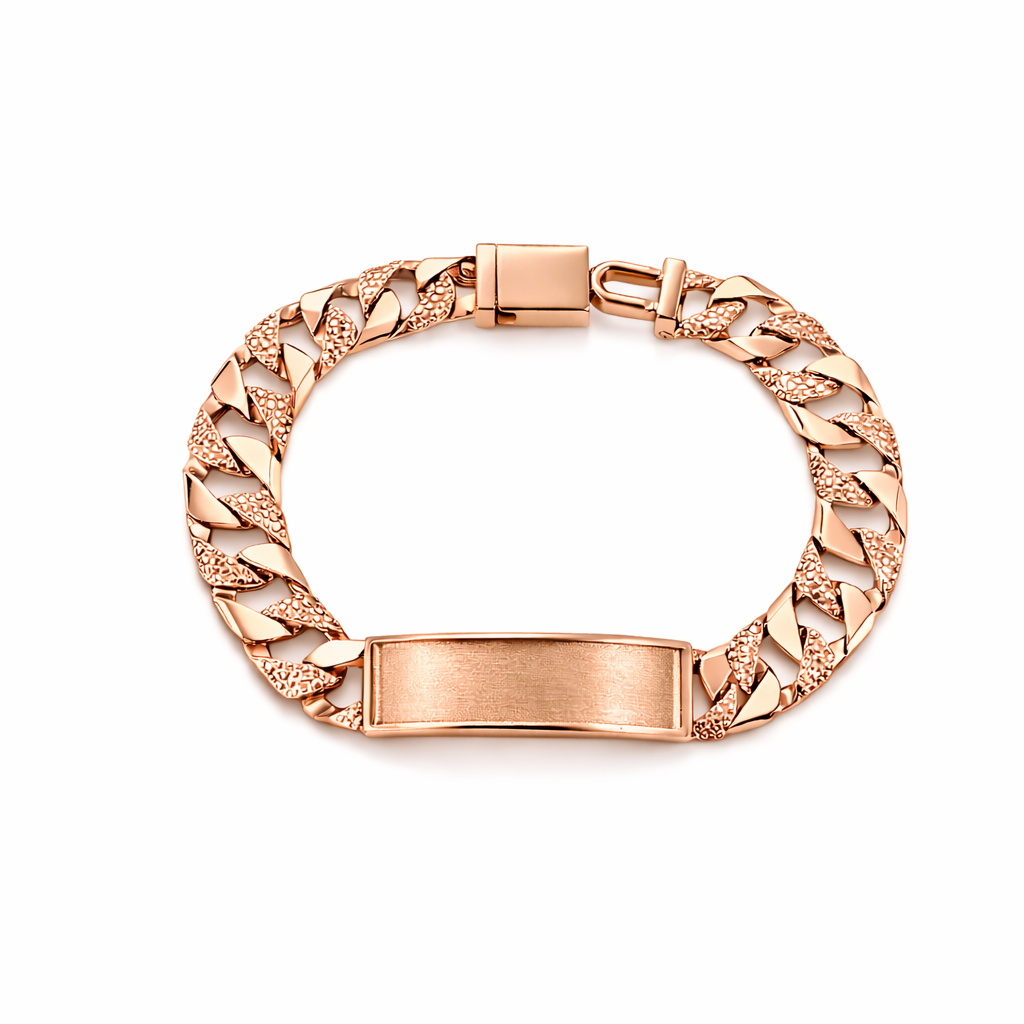 11.5mm Nugget Link ID Bracelet