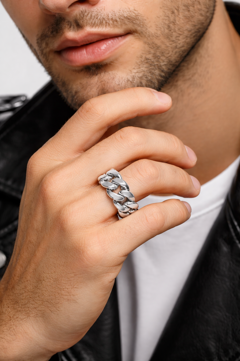 10mm Cuban Link Ring