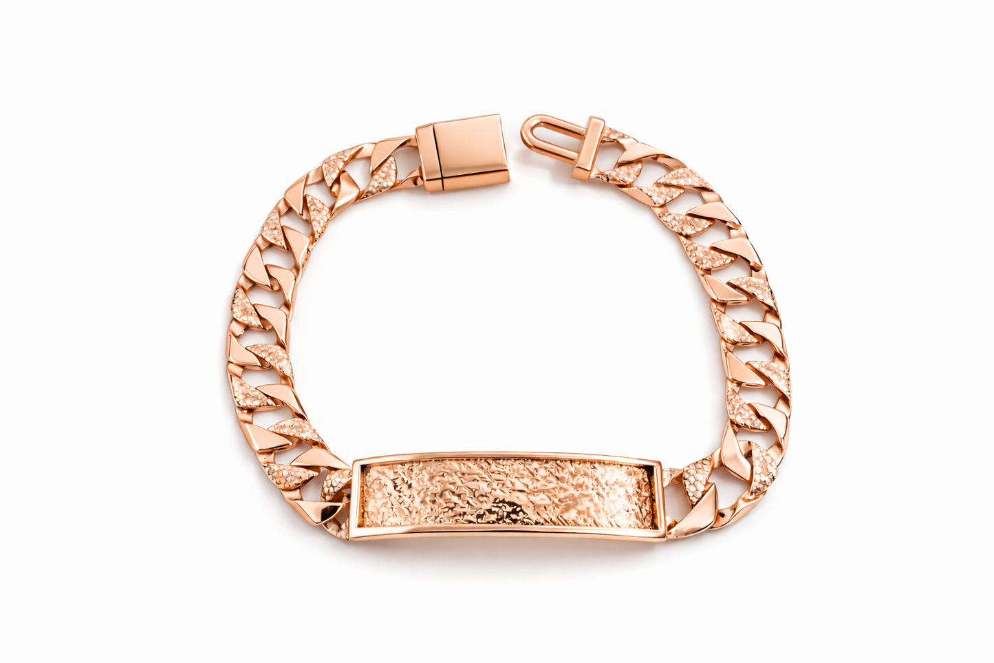 9.5mm Nugget Link ID Bracelet