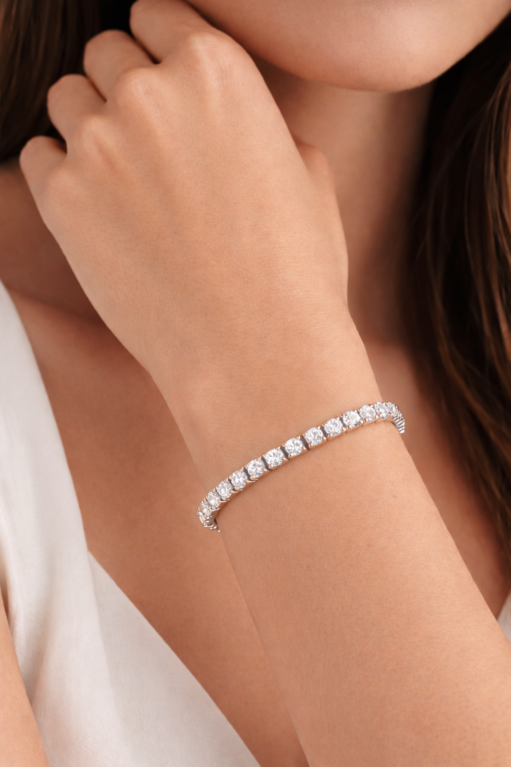 7.2 ctw Diamond Tennis Bracelet