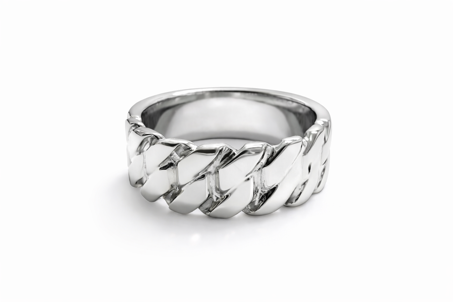 7mm S Cuban Link Ring