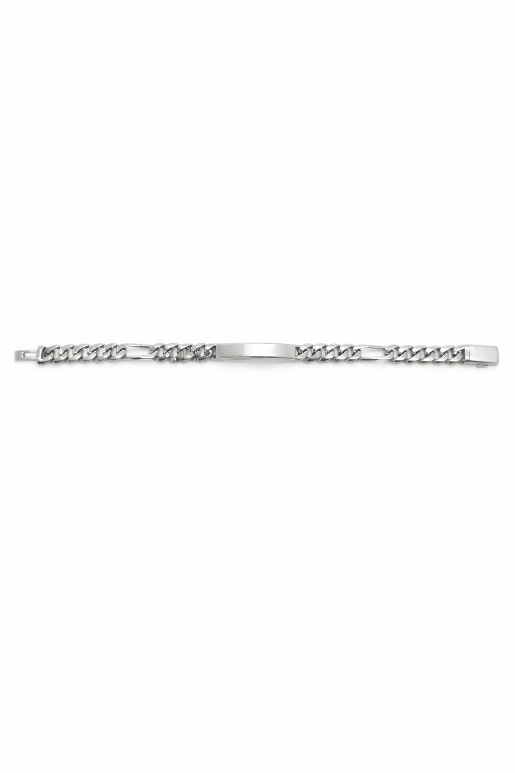 9.5mm Cuban Link Figaro ID Bracelet