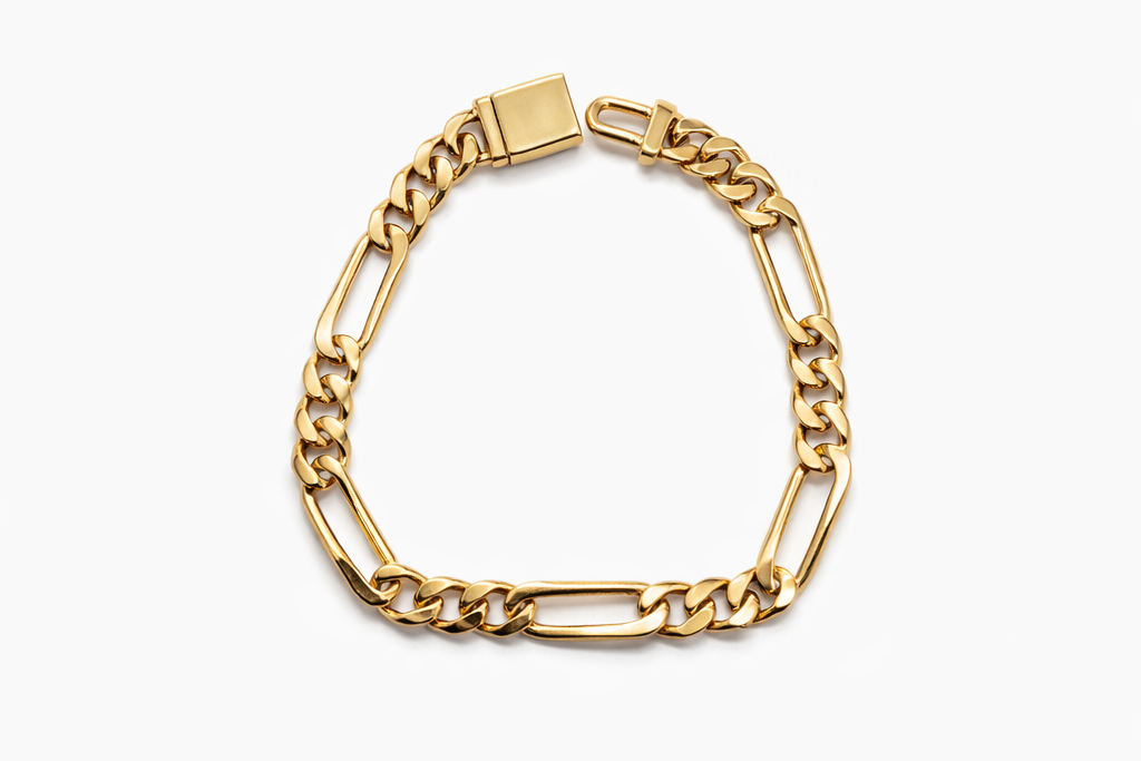 7mm Cuban Link Figaro Bracelet