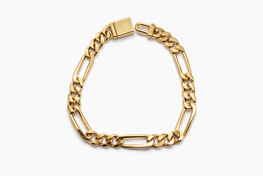 7mm Cuban Link Figaro Bracelet