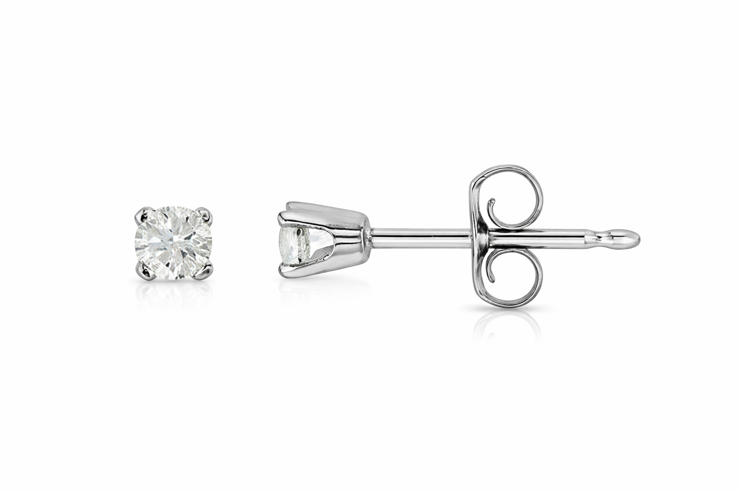 2mm Diamond Stud Earrings