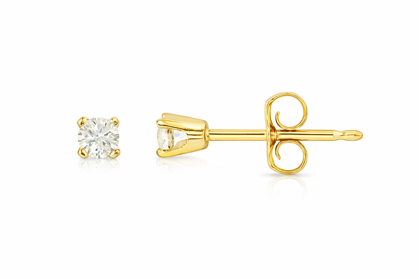 2mm Diamond Stud Earrings