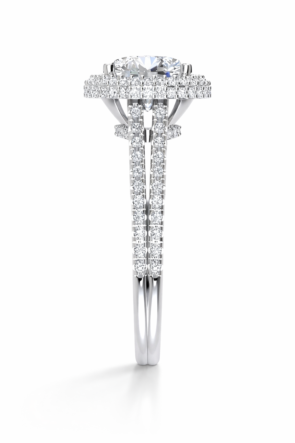 3.59 ctw Round Diamond Engagement Ring