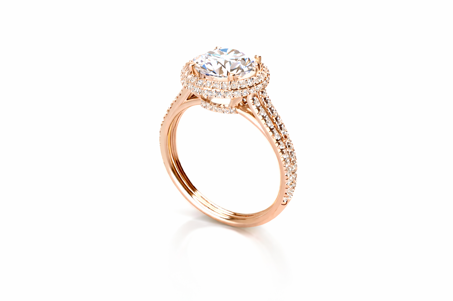 3.59 ctw Round Diamond Engagement Ring