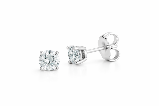3mm Diamond Stud Earrings