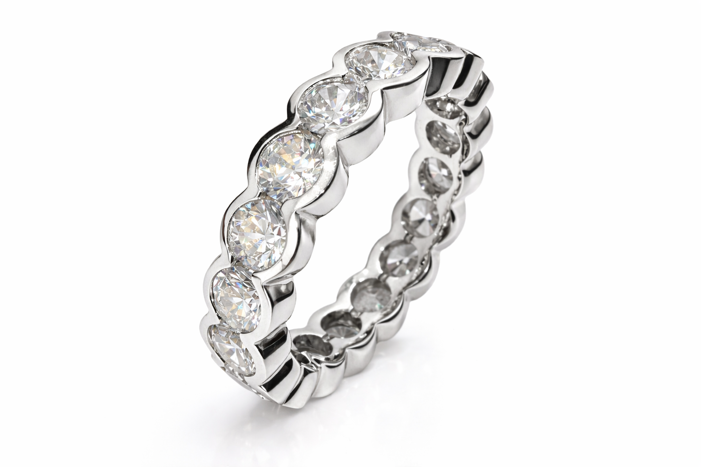 4.5 ctw 4mm Diamond Eternity Ring