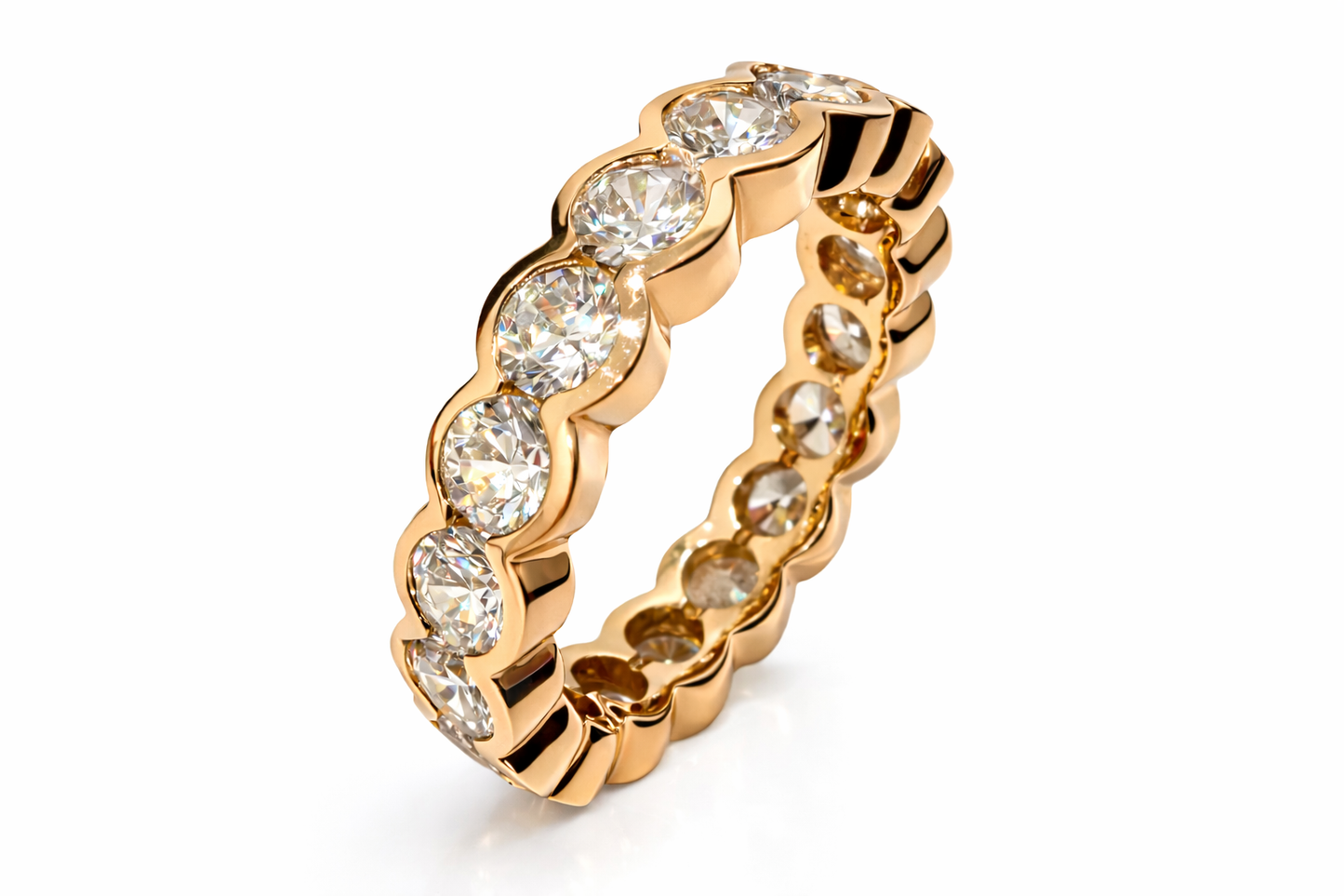 4.5 ctw 4mm Diamond Eternity Ring