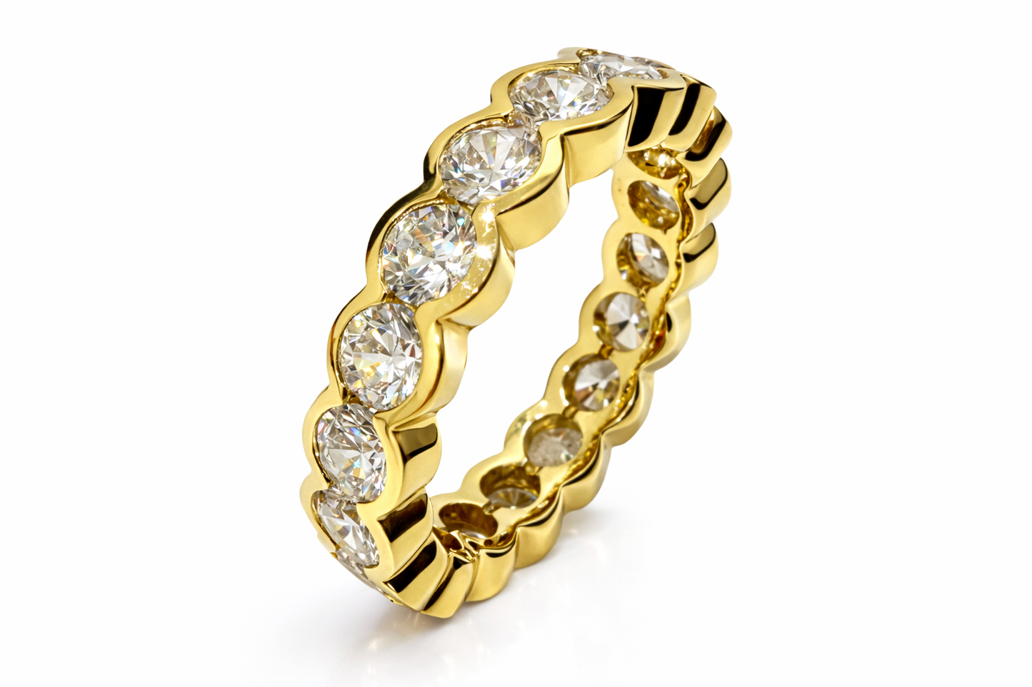 4.5 ctw 4mm Diamond Eternity Ring